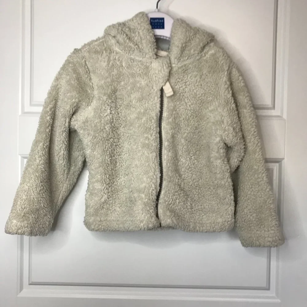 Hanna Andersson Fuzzy Fleece Hooded with Bear Ears Size‎ 60cm/US 3-6 Months